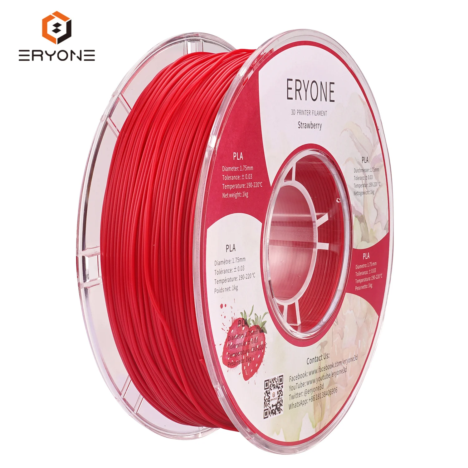 Eryone Hot sale Lavende Good Quality pla petg tpu 3D printer filament 1.75mm 3D filaments with fragrance