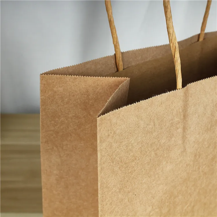  branded jewelry kraft paper bag wholesale shopping package custom