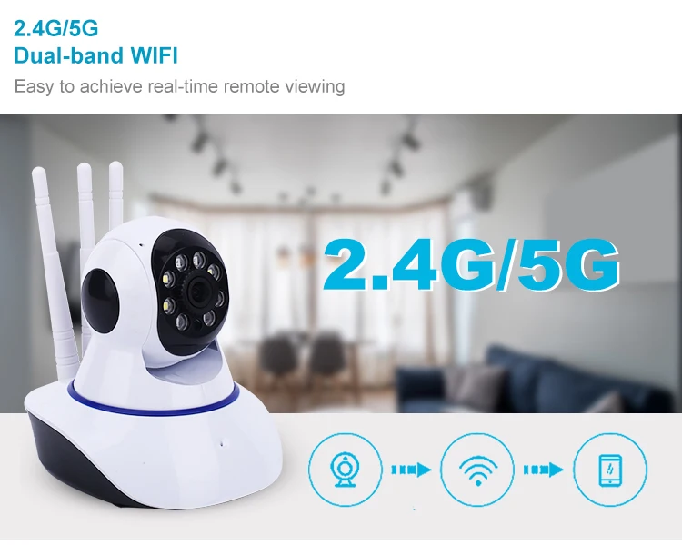 put it anywhere easy setup p2p camera outdoor full color mini smart ip camera wifi