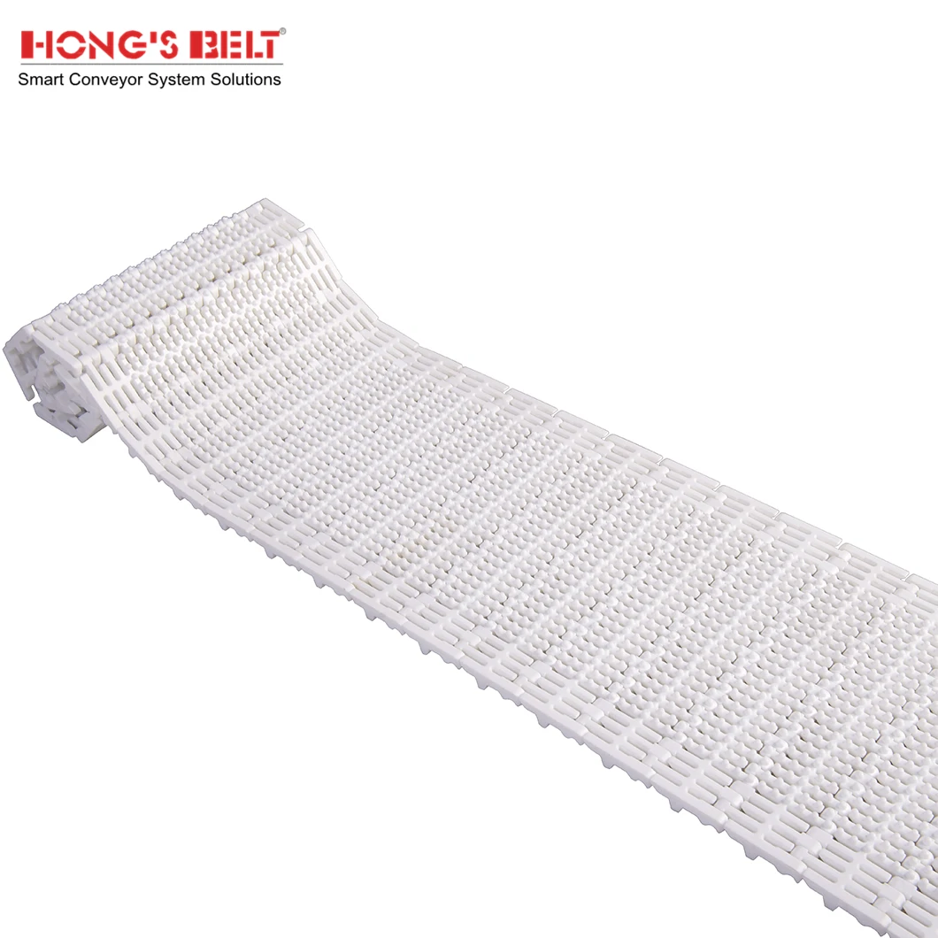 HONGSBELT HS-103B-HD-AN Flush Grid Top belt Plastic Modular Belt Replacement Series 800 Flush Grid Nub Top