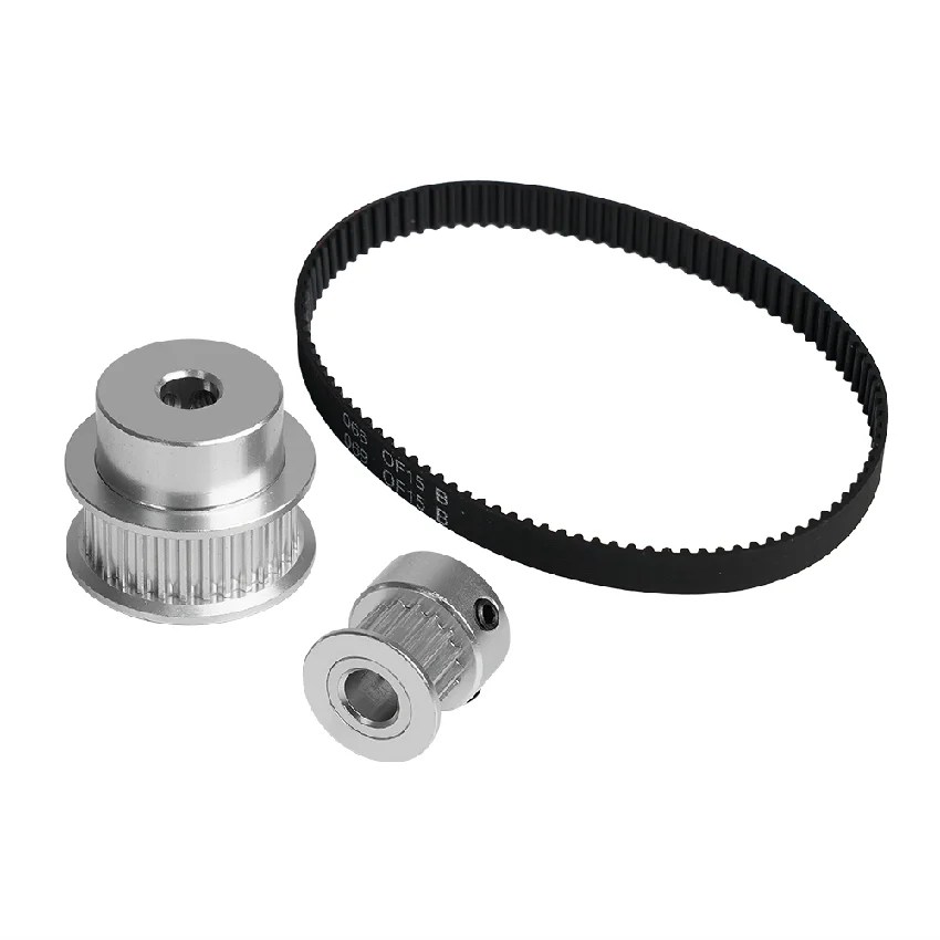 TWOTREES Gt2 Timing Belt 24T Synchronous Wheel Pulley Kit Leather Closure Belt 16T24T Set For 3d Printer Accessories