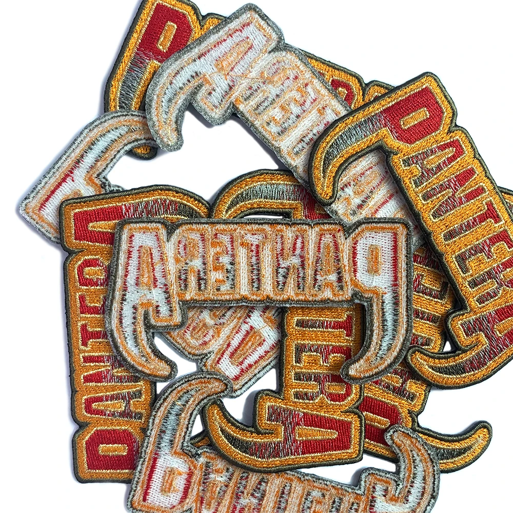 Clothes Designer Custom Patch Logo Embroidery Patches Letter Embroidered