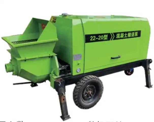 Hydraulic Secondary Structure Column Pump Small Concrete Pump For Building Machinery Diesel Concrete Trailer Pump