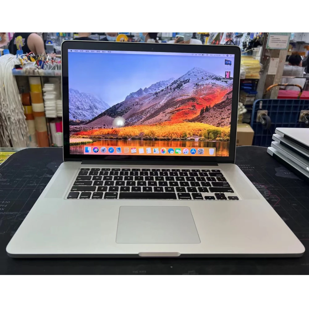 2014 year Used Original Laptop for Apple macbook pro 15.4 inches A1398 i7 4870 2.5GHZ 16GB 512GB SSD GT750+HD5200 Computer