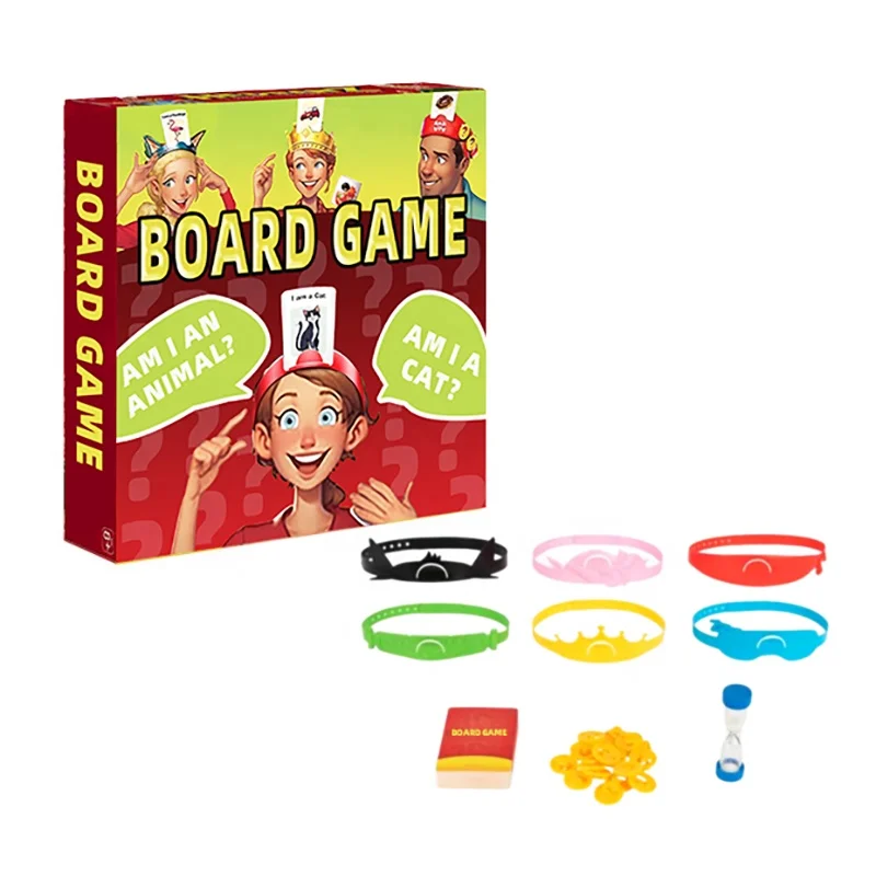 Manufacturer Custom Card Game Logo Printing Adult Board Games Paper Cardboard Tokens Accessories for Family Kids Usage