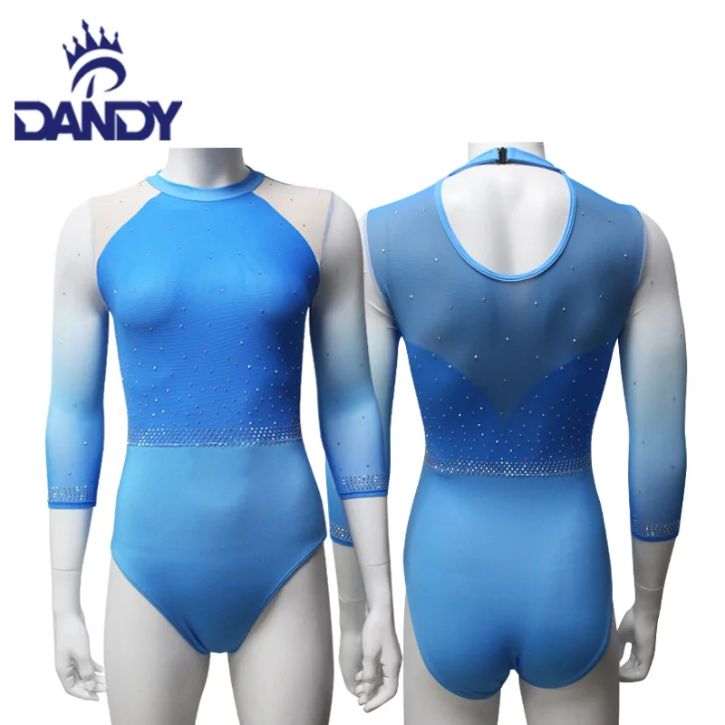 China Factory wholesale Kids Girls Printed Sleeveless Patchwork Leotards Jumpsuit Elastic Waist Shorts Shiny Gymnastics Dance
