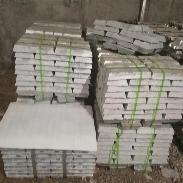 Zinc Metal Ingots pure Zinc Ingot 99.99%99.995%Zinc Ingots