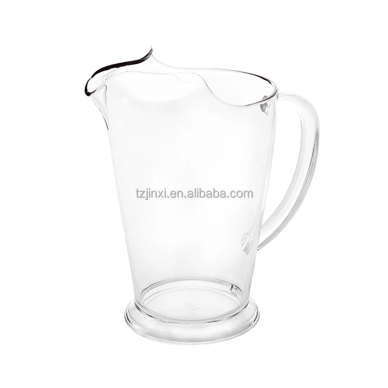 1140ML Restaurant Grade Acrylic Clear Plastic Cold Water Pitcher Kettle Made In China BPA Free Plastic PC Material Water Keg