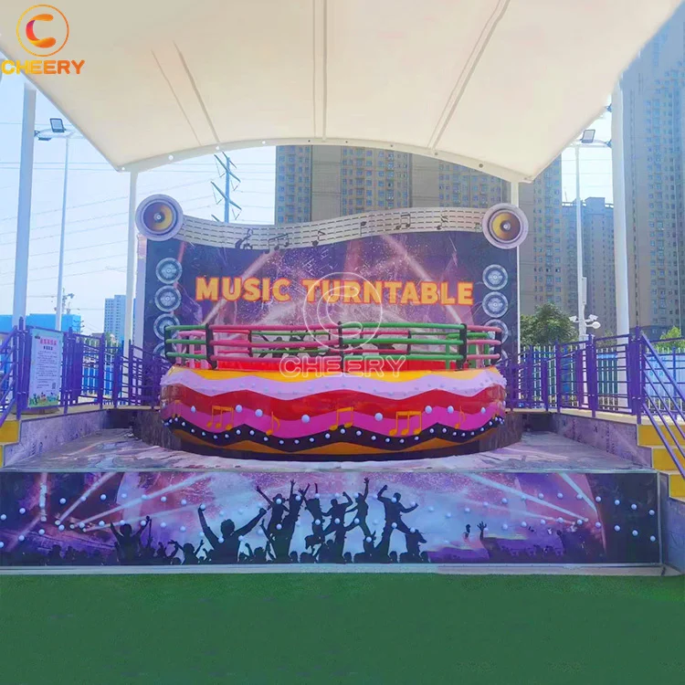 Thrilling Amusement park machine family rides crazy dance game disco tagada turntable ride for sale