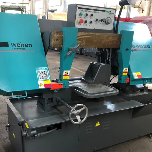 
GB4035 High Speed Pipe Cutting Metal Band Saw Machine Semi Automatic Band Saw Machine 