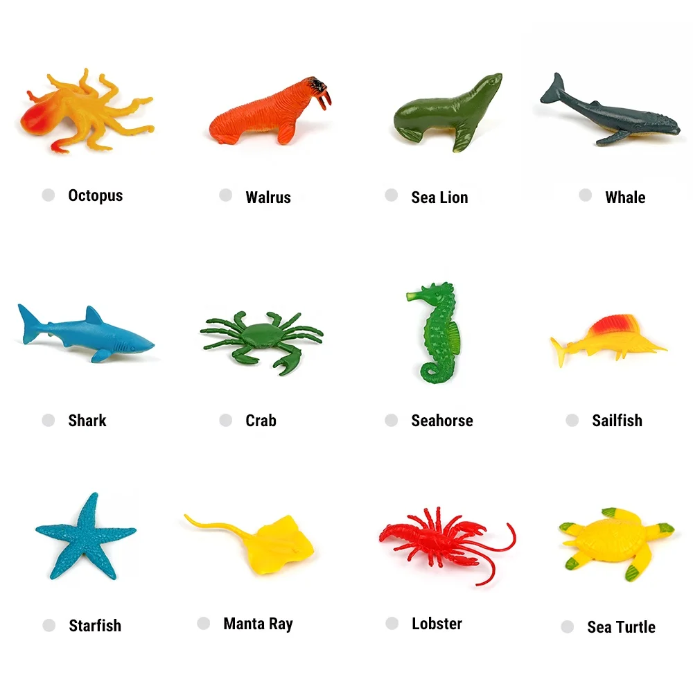 Educational Toys Funny Designs Safety Colorful Dig It Out Mini Plastic Sea Life Excavation eggs Kit Toy for Kids