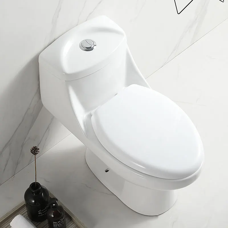 Inodoros Blancos Baratos Short Flush Tank Single Piece Cheaper Toilet Small Toilet Bowl Water Closet Porcelain Toilet