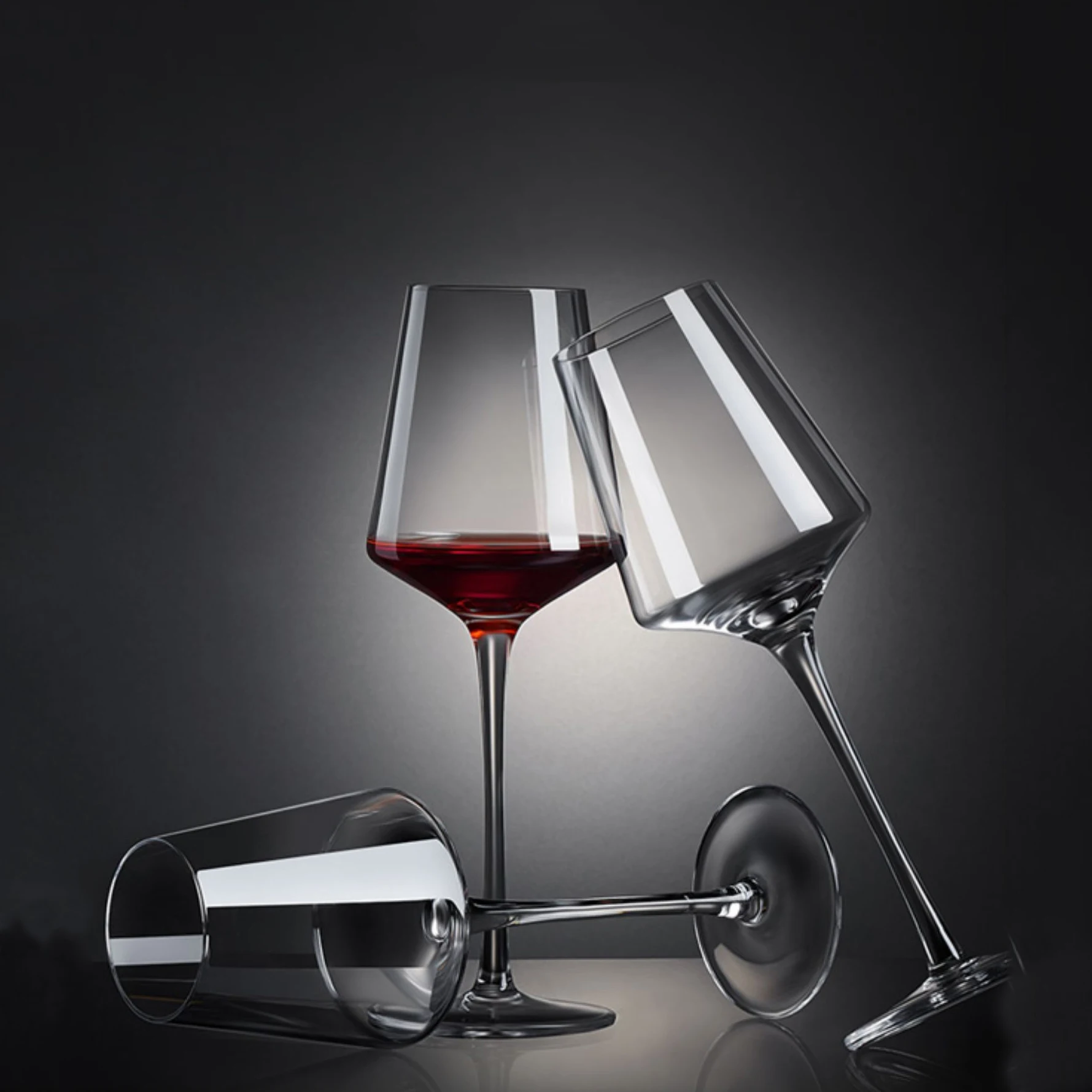 Branded champagne glass goblet crystal glasses wine with log