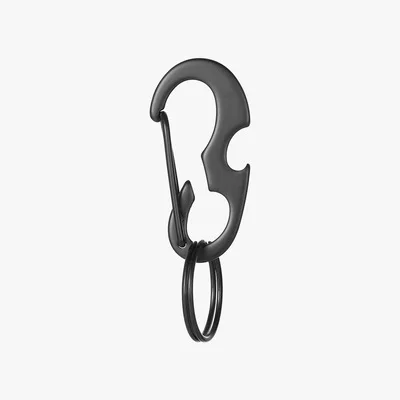 EDC Multifunctional D-shaped Buckle Metal Carabiner Bottle Opener Spring Hook Hanging Buckle Fast Hanging Send Key Ring