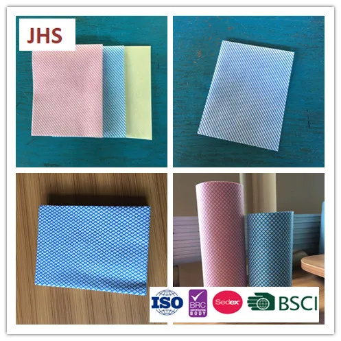 The first in China Chemical Bond Nonwoven Cleaning rags