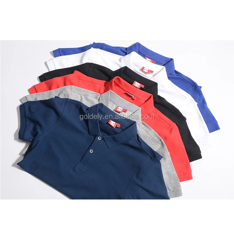 Одежда 1 доллар хлопковая рубашка-поло из пике для мужчин и