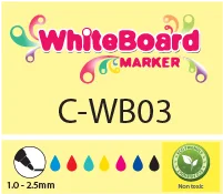 OEM 8 colors Dry-eraser Ink Stylish Design Premium Multiple Colors Whiteboard Marker C-WB03 For Office And School