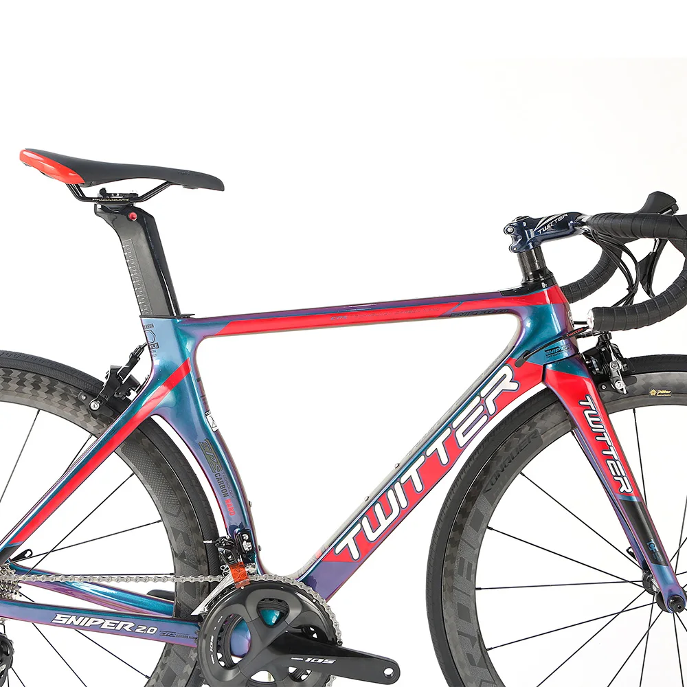 105/R7000 22 speed holographic cheap oem  carbon road bike with carbon wheels