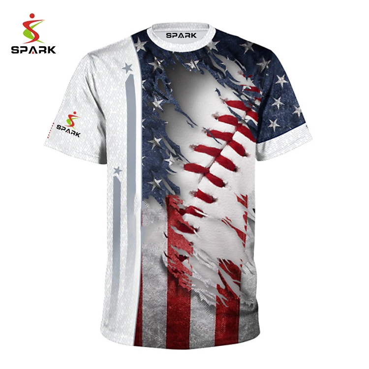 Custom Dye Sublimation T Shirt Custom Polyester Dry Fit Sublimation T Shirt