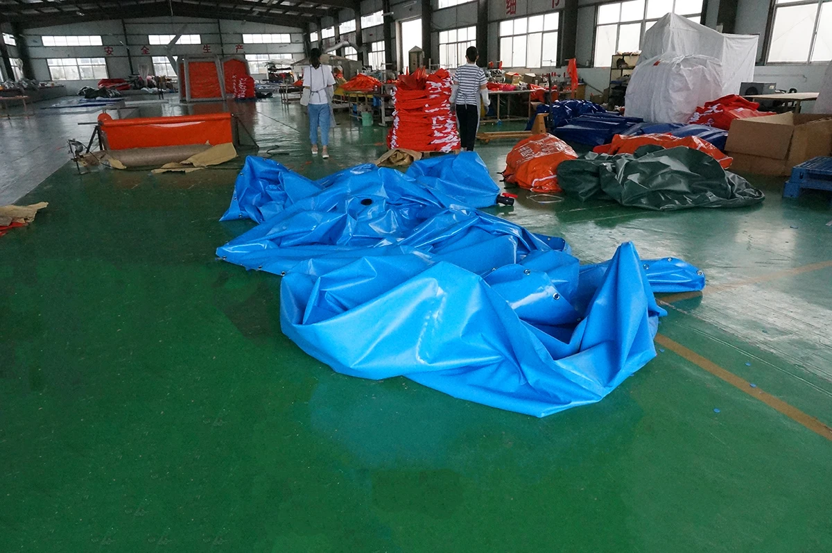 China Factory Directly PVC Fish Farming Tank 5000 Liter Tarpaulin Bladder for Fish Breeding