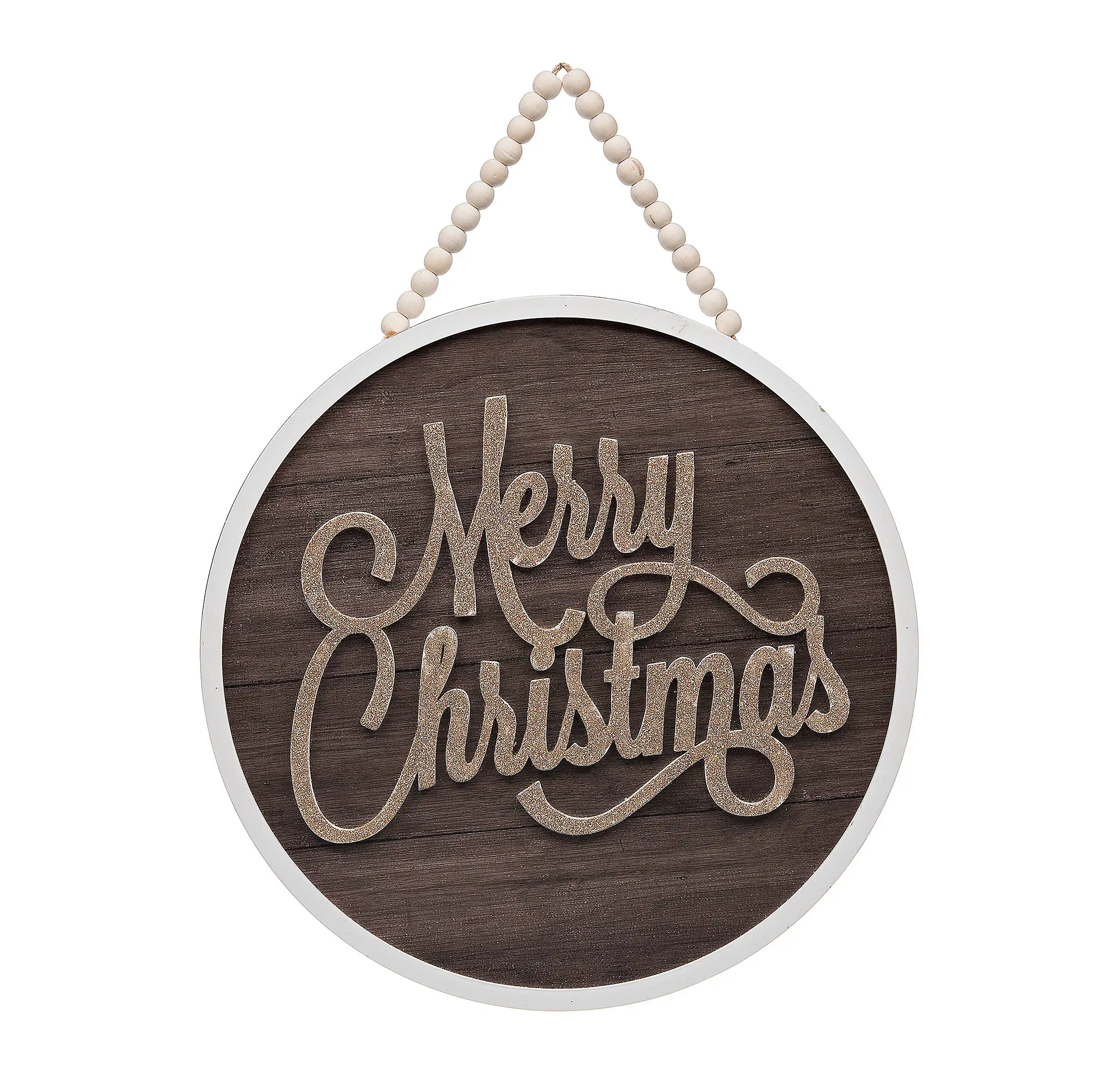 
Christmas Decoration Window with Wreath Wall Plaque 