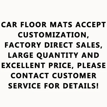custom car floor mats for The latest 2022 Land Cruiser LC300 for toyota