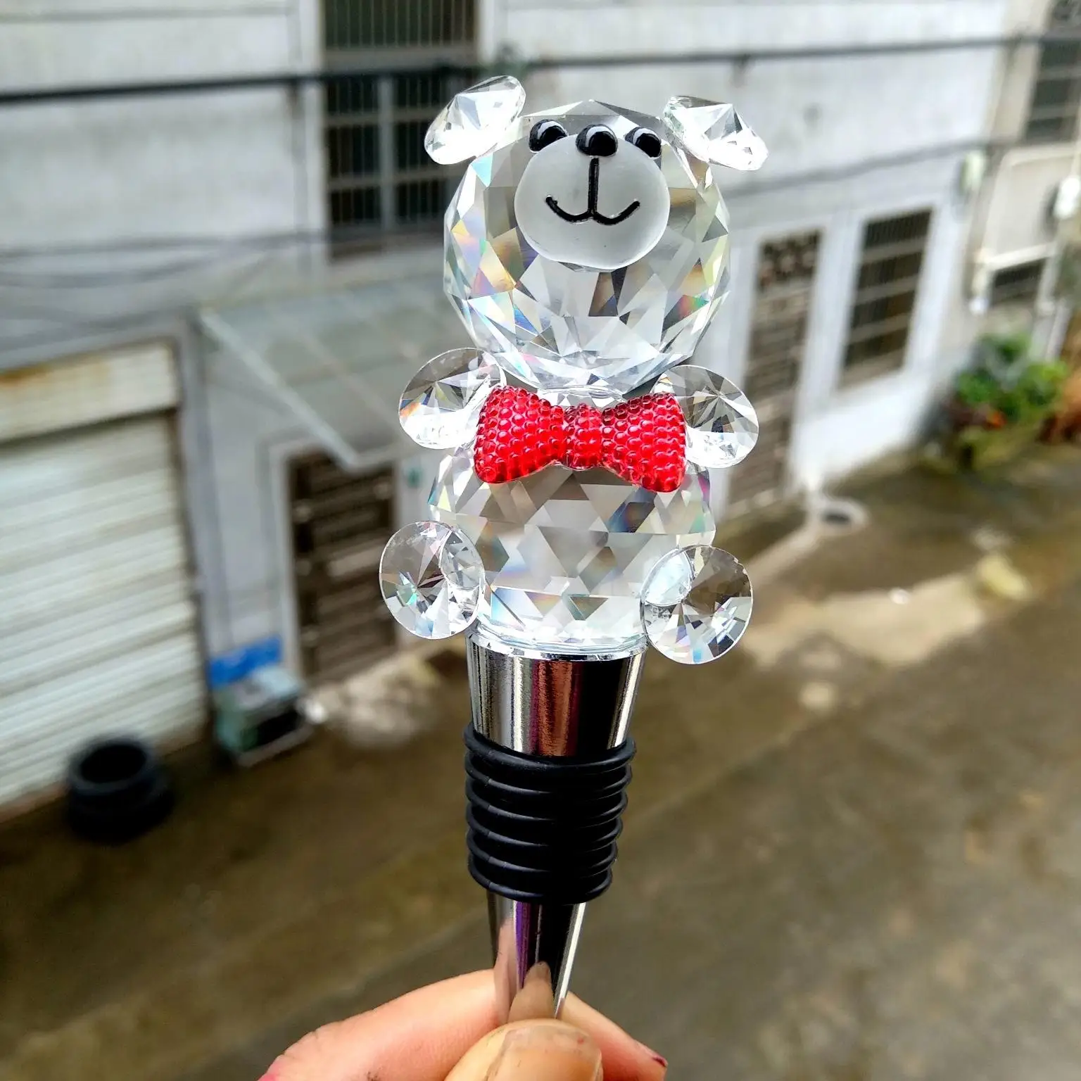 New Design Wine Stopper Animals Factory wholesale Animals Stopper Crystal glass Wholesale Wine Stopper