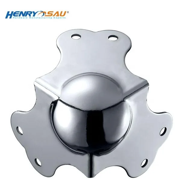 hot sales heavy duty ball corner for flight case ATA road case accessories briefcase decorative guard metal box corner protector