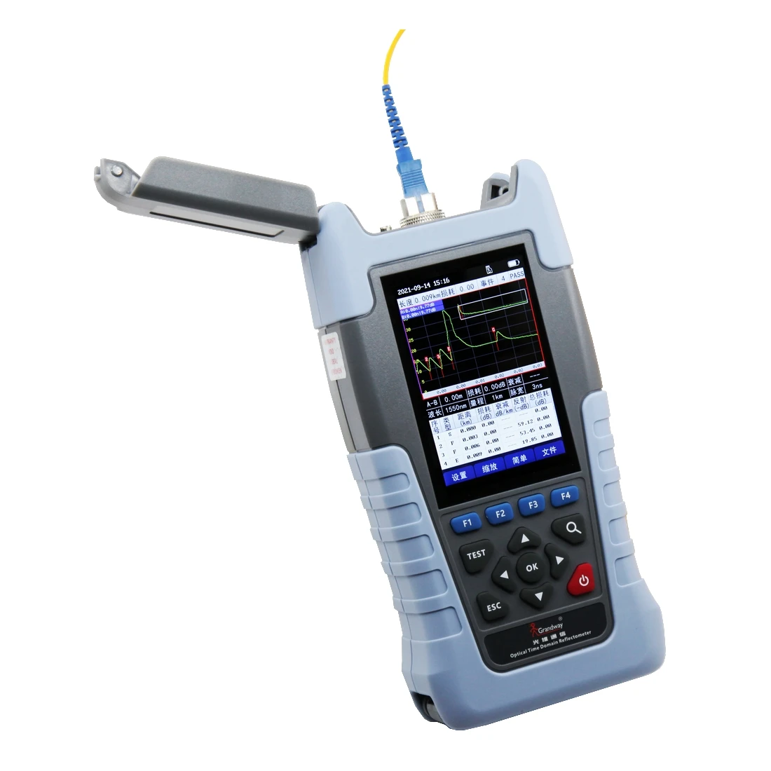 60KM handheld smart mini pro multifunction similar to EXFO OTDR  with Event Map Iolm