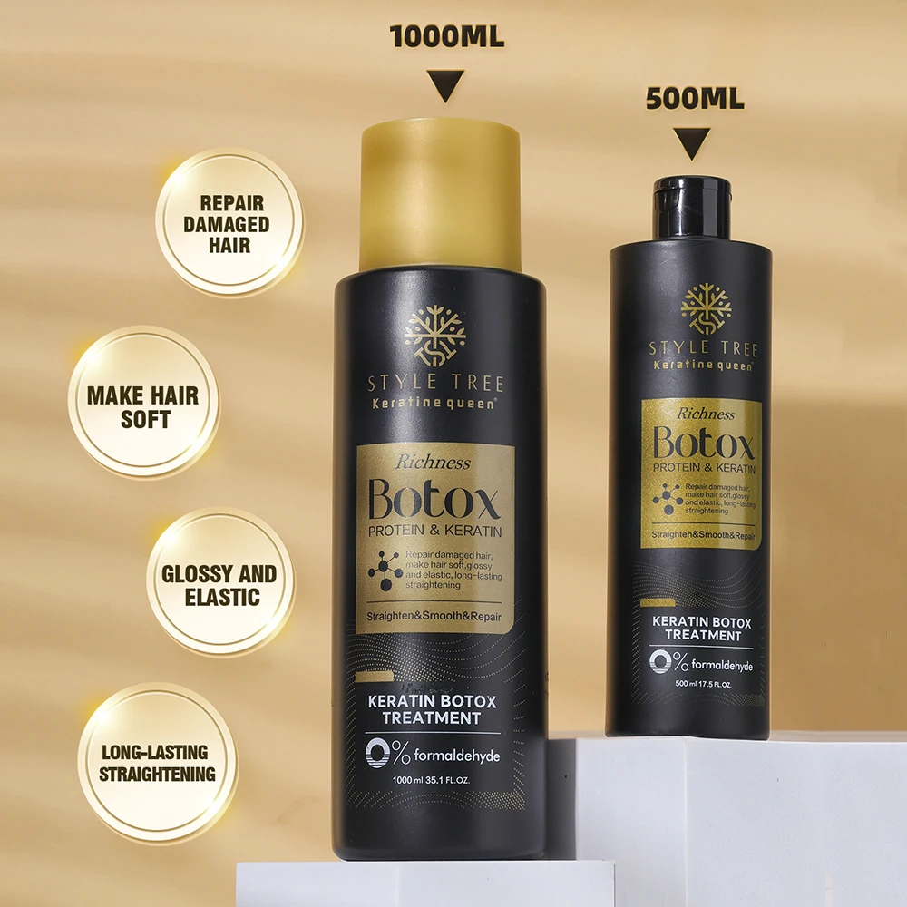 New Formaldehyde Free Keratin Smoothing Treatment Blowout Straightening System for Dry and Damaged Hair