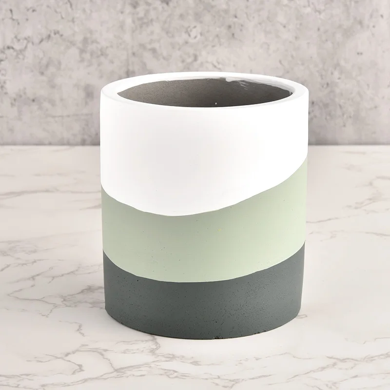 12oz cement candle jar for making wholesale