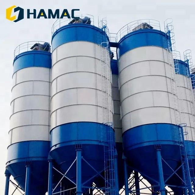 cement storage silo price 30-80 ton horizontal square steel silo 10 ton cement silo Tons of bags of cement feeding machine