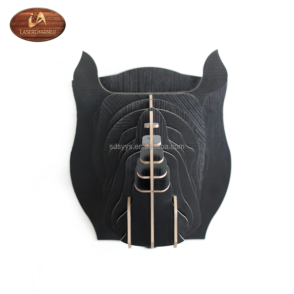 Nordic Wall Hanging Home Decoration Plush Felt Animal Head for children room decoration