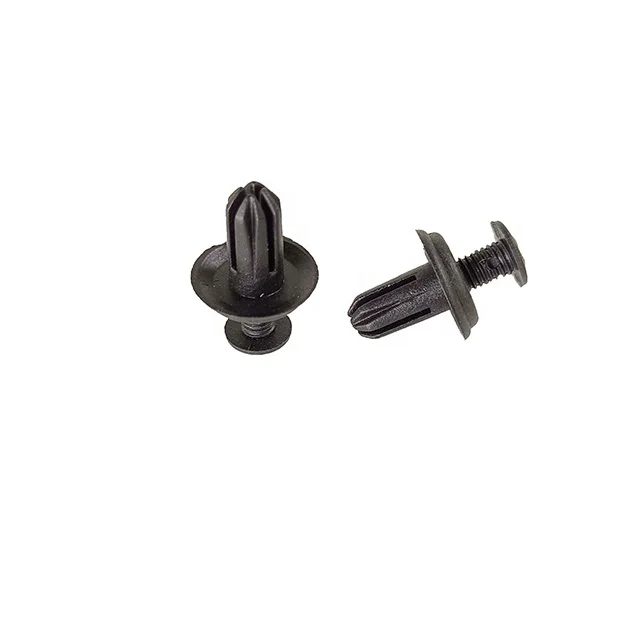 90687-SB0-003 PA66 Black Nylon Hood Mounting Screw Type Retainer Clip