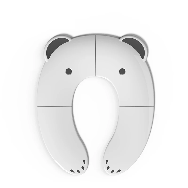 Double Antiskid Design Soft Anti-slip Pad&Anti-slip Buckle on Both Sides Baby Bear Potty Seat