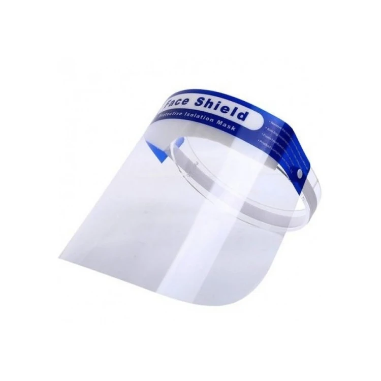 Hot Sale Clear Hospital Medical Faceshield Type Face Cover Full Disposable Eye Protection Anti Spittle Face Shield