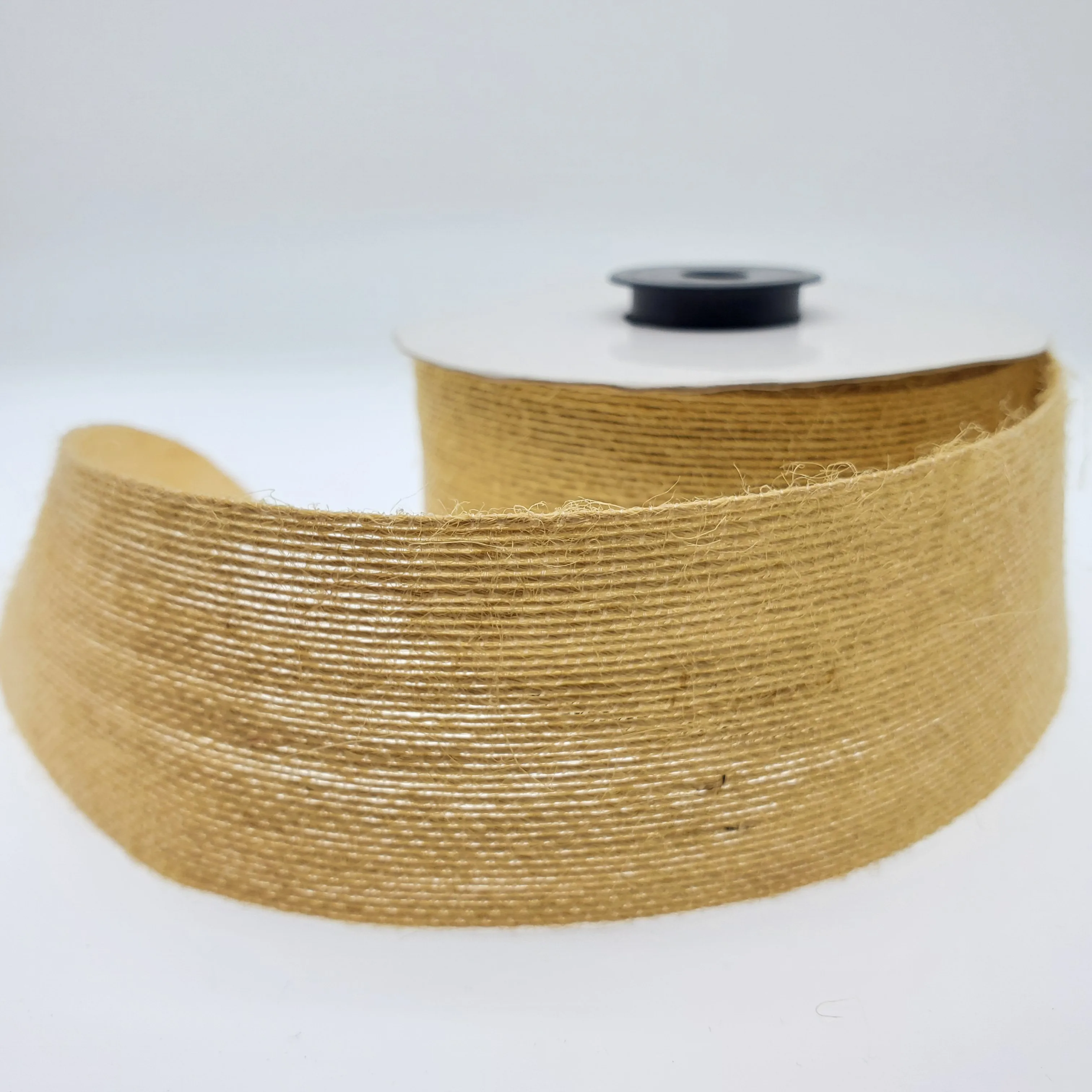 Tailor Made Wholesale Luxury Double Face Custom Color Linen Woven Natural Ribbon