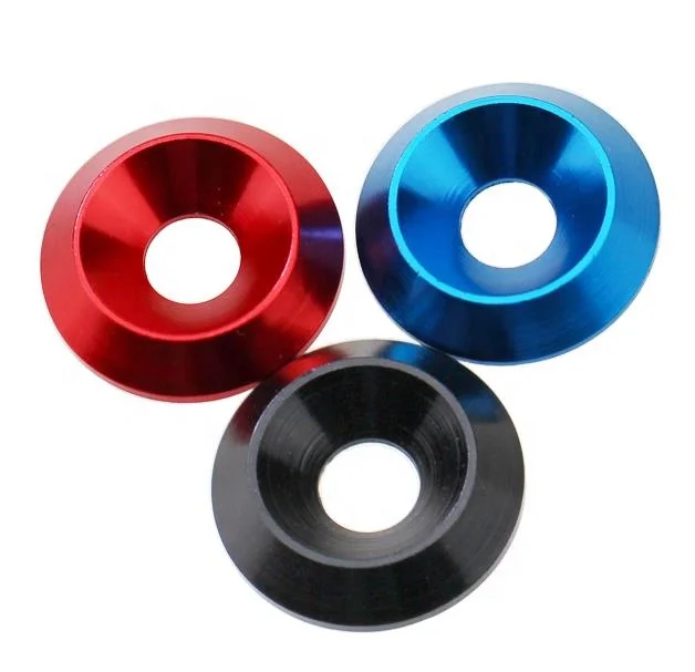 Шайбы для крыльев из алюминиевого сплава конические M3 M4 M5 M6 M8 M10 M12 M14 M16