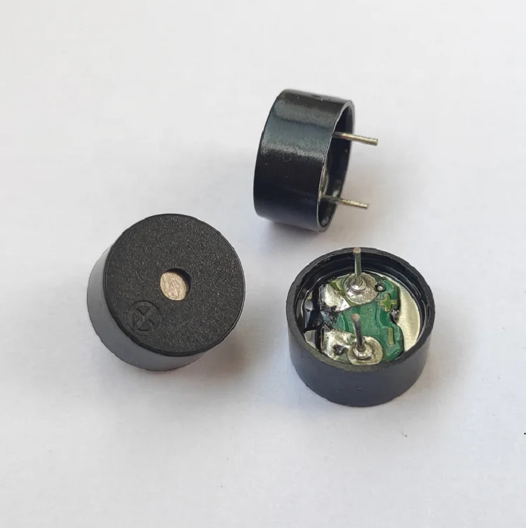 12mm Passive Magnetic buzzer, dip type, 5v 2048Hz, 85dB
