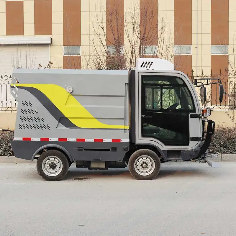 Baiyi-C12 Electric 4-wheel Muti-function Road High-pressure Washing Vehicle Small Street Washer Truck