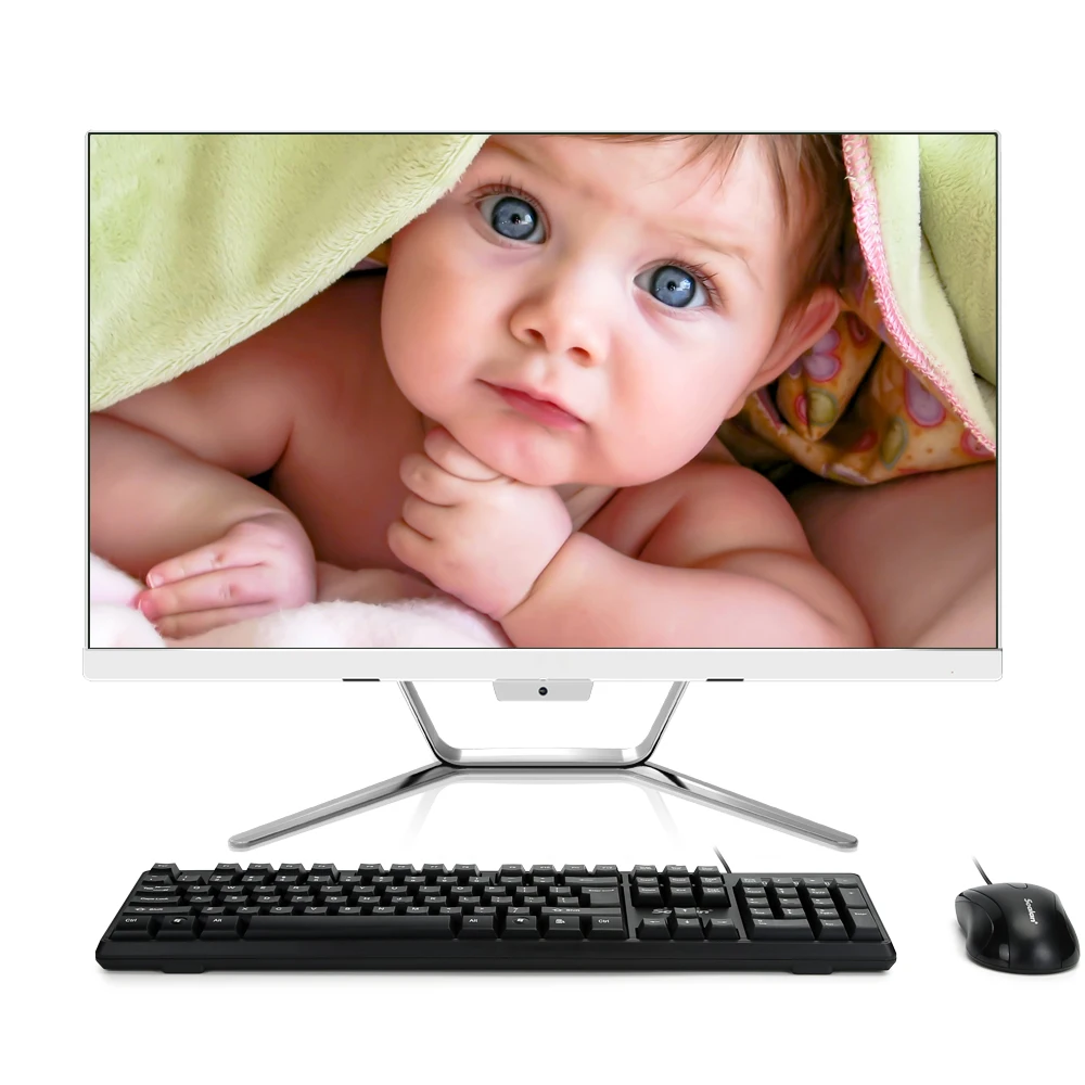 Hot Selling 22 Inch IPS 1920*1080P Monoblock Computer CPU i5 3th Gen RAM 4GB SSD 128G Business Office All In One PC Computer