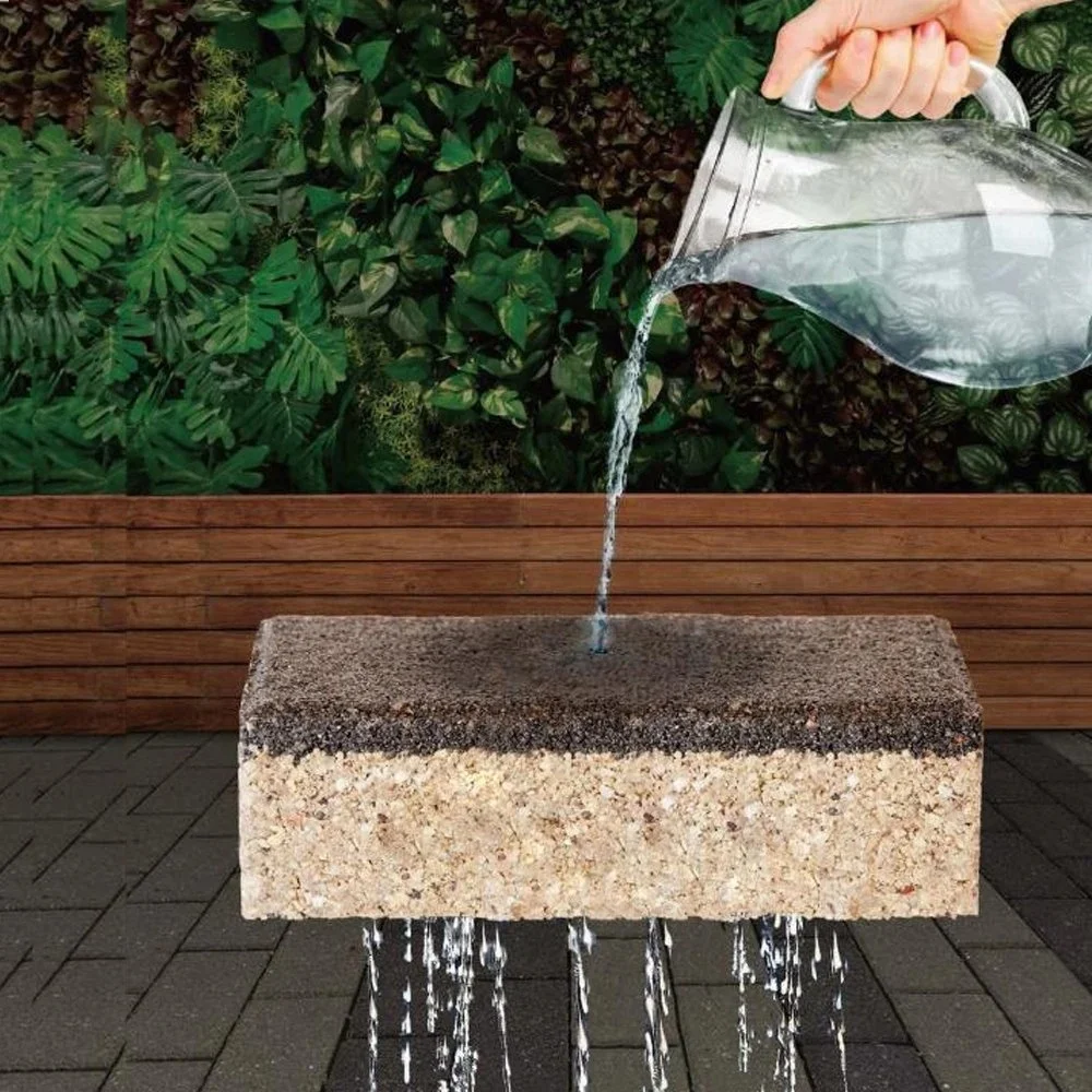 Ecological Water Permeable Ceramic Brick for Sidewalks/Plaza/Park