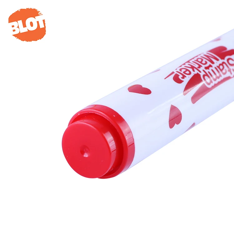 wholesale BLOT BRSY00020 Interesting Different Patterns Washable Markers Stampers For Kids