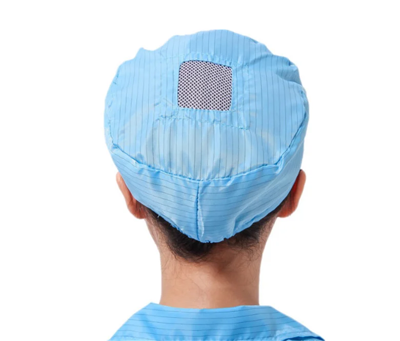 Breathable Antistatic ESD Workwear Cleanroom Working Hat ESD Cap