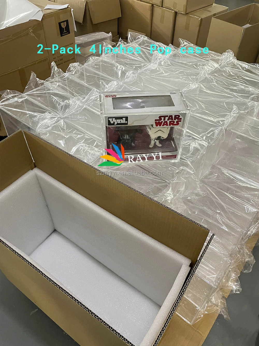 Производитель RAY YI Твердый акриловый протектор Funko Pop с магнитным уплотнением