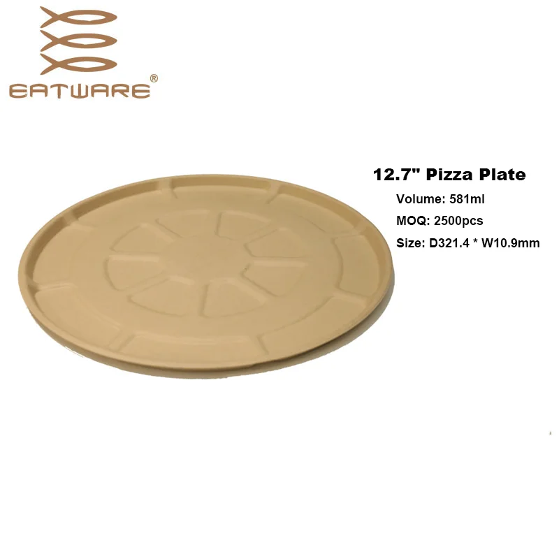 9 Inch Plates 25pcs Pack Eco-Friendly Dish 9inch Dinner Plates