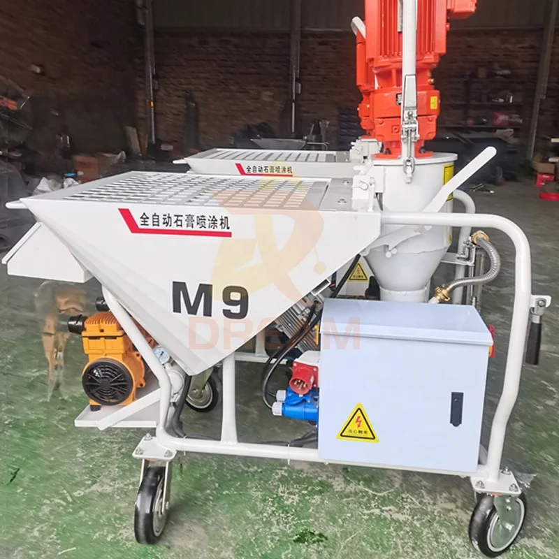 Automatic Mortar Gypsum Wall Plaster Machine Gypsum Plastering Machine