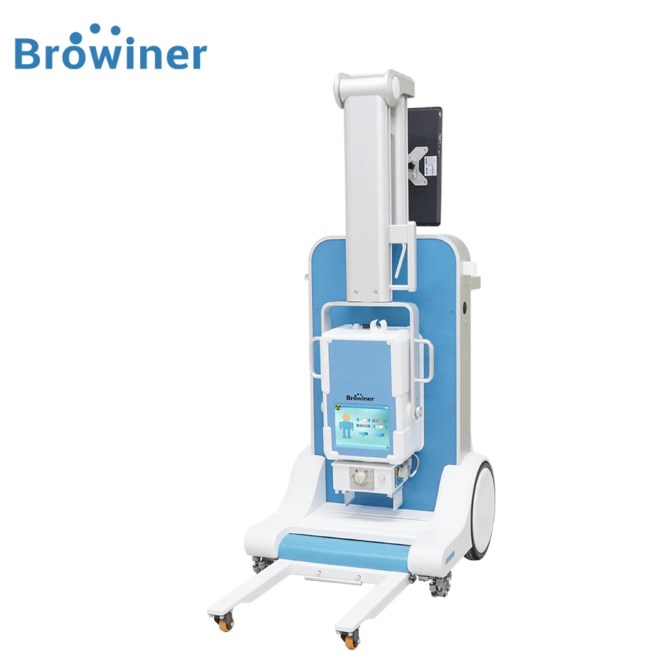Low Power Motor Lithium Battery Mobile X-ray Machine Digital Imaging High Definition X-ray Detector