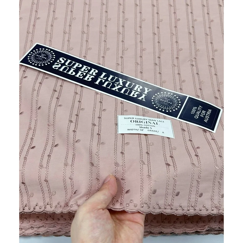 2024 Wholesale Swiss Voile 100% Cotton  Austria Cotton Polish Clothing for Party