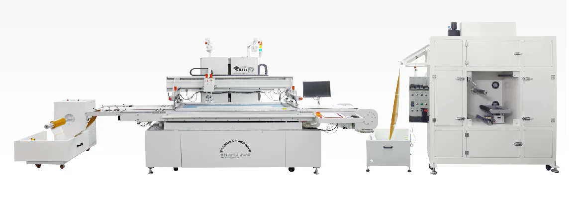 Roll to roll CCD registration silk screen printer for FPC industry screen printer machine